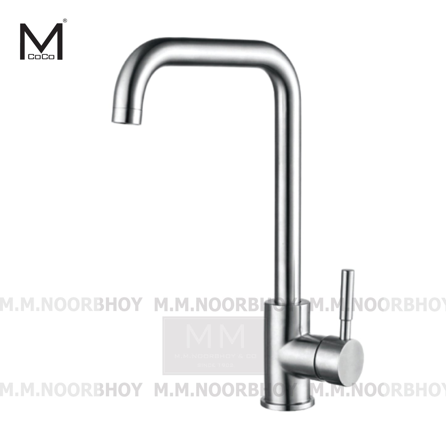 Mcoco Ss304 Kitchen Mixer Faucet Brushed Nickel 35.4x9x20cm Each - YT-4508MSS