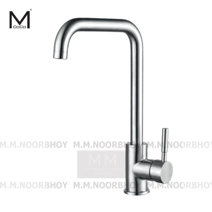 Mcoco Ss304 Kitchen Mixer Faucet Brushed Nickel 35.4x9x20cm Each - YT-4508MSS