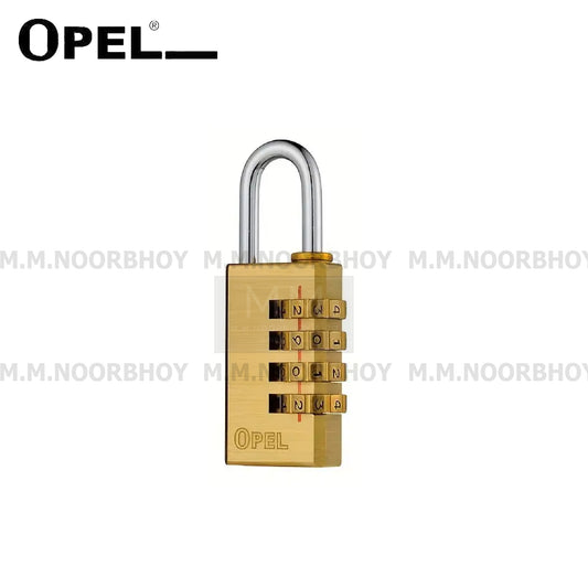 Opel Square Combination Pad Lock Copper Color Each - YI-AL