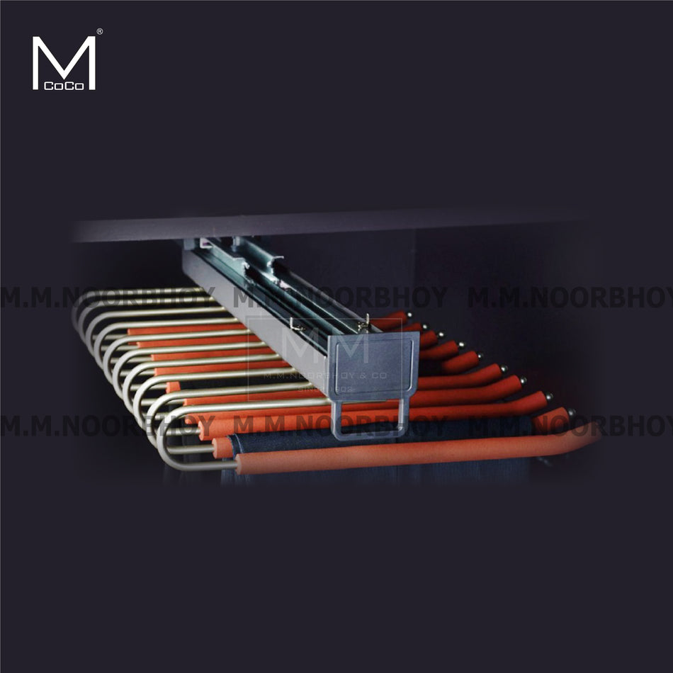 Mcoco Top Mounting Trouser Racks Single Row Aluminum, Plastic, iron Sponge Material - DYL-11