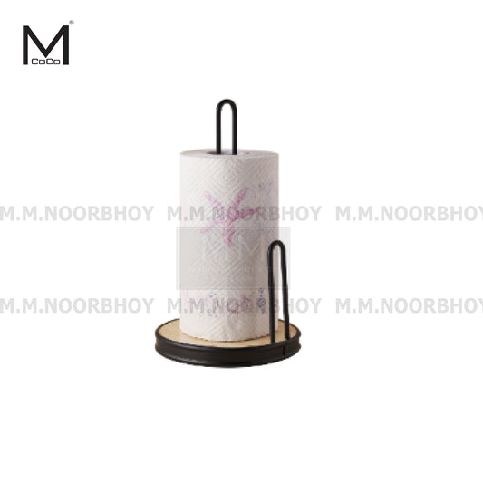 Mcoco Tissue Roll Holder with Wooden Bottom Each - YI-16616