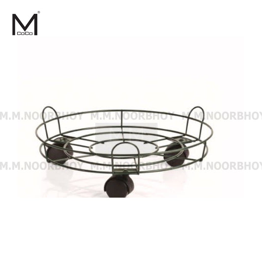 Mcoco Potted Planter Stand Holder 36cm With Caster Wheels Each - YI-H636-3