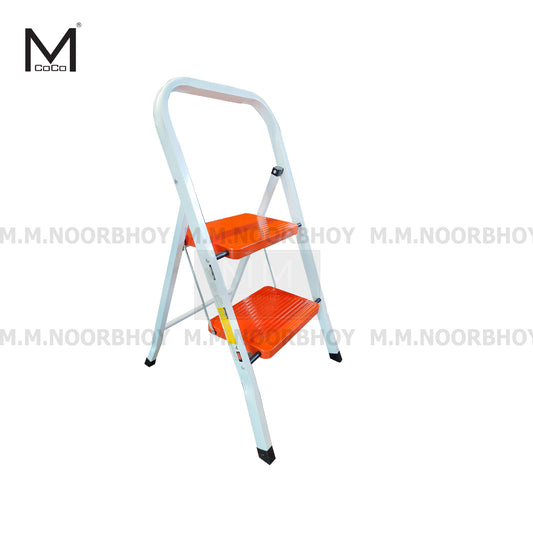 Mcoco Steel 2,3 and 4 Step Ladder White & Orange Color Each - YI-DG020B