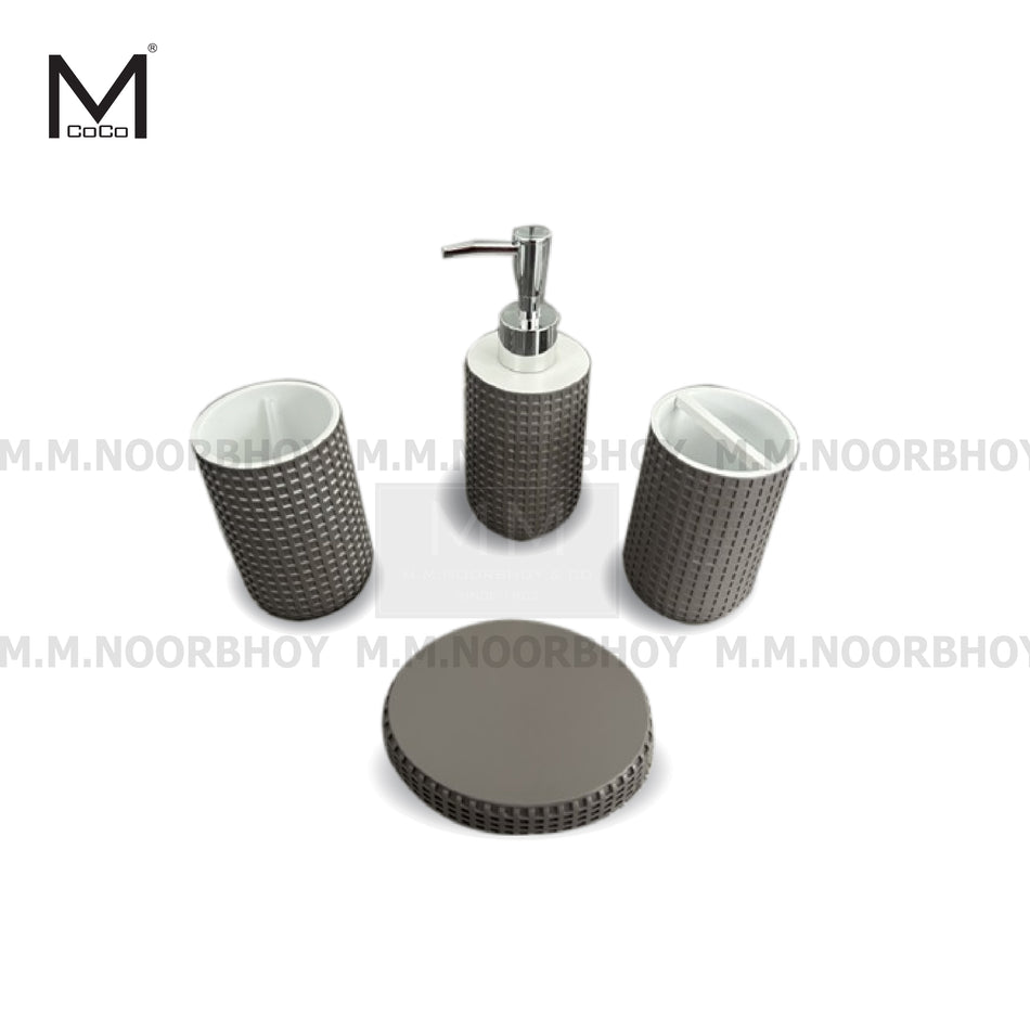 Mcoco 4 Pieces Bathroom Accessories Set - YI-2006-BA4