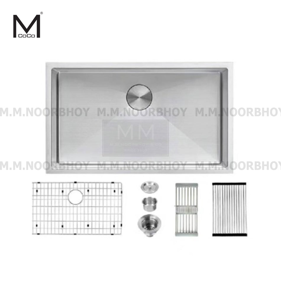 MCOCO Undermount Single Bowl Sink SS304 - MCO/SINK/3319/SS