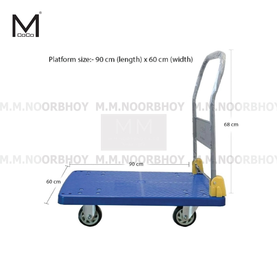 Mcoco Hand Trolley for Material Handling, Load Capacity 400kg - MHANDTROLLEY