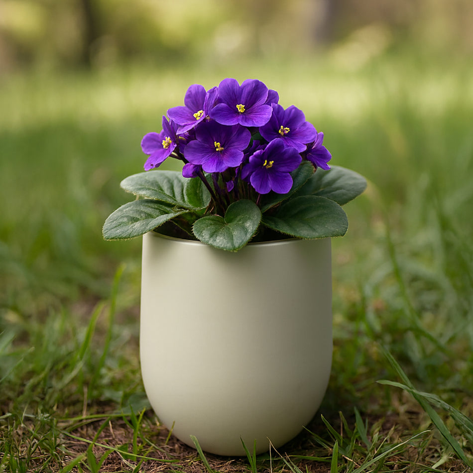 Mcoco Flower Pots For Indoor & Outdoor Rice White Color Each - MCO/PP/RW/C24247