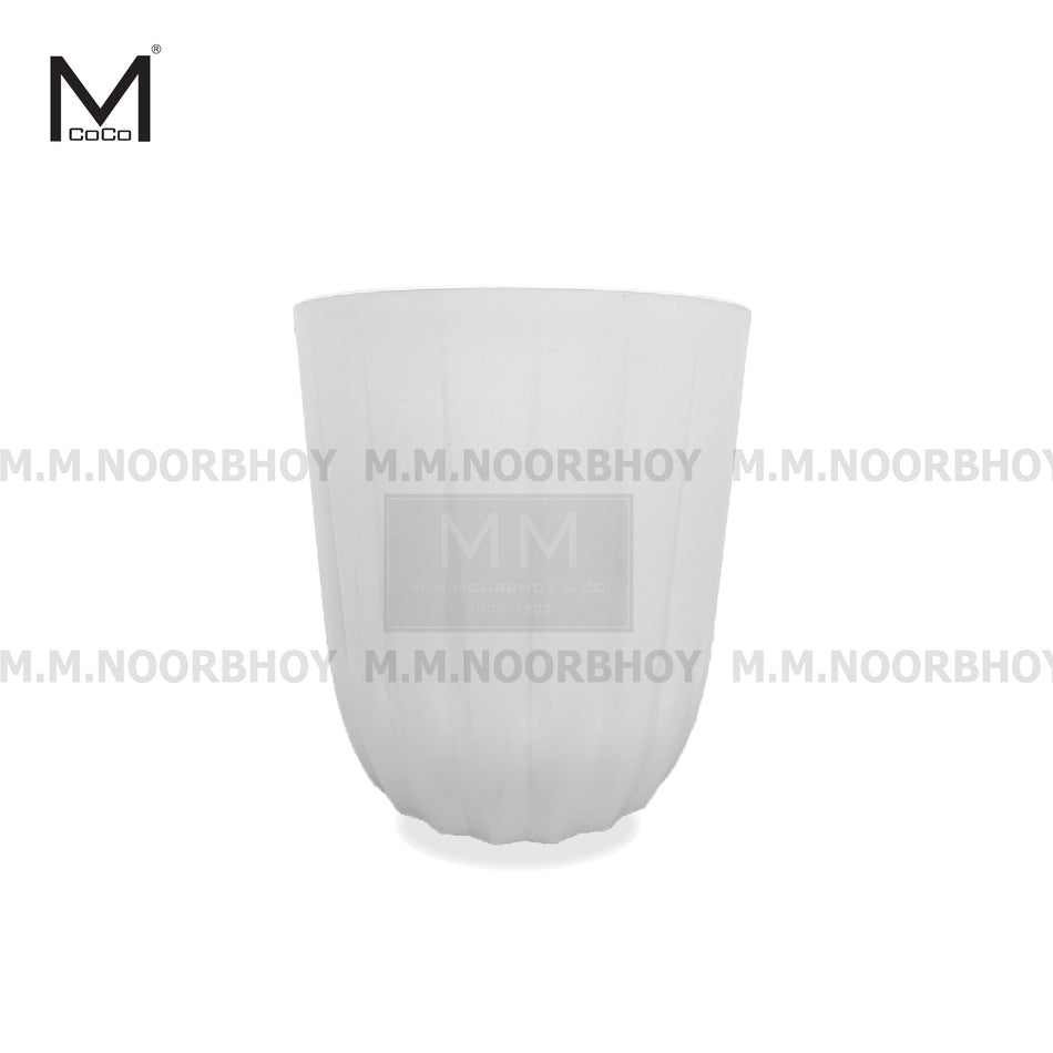 Mcoco Flower Pots for Indoor and Outdoor White Color - MCO/PP/WHT/350LP