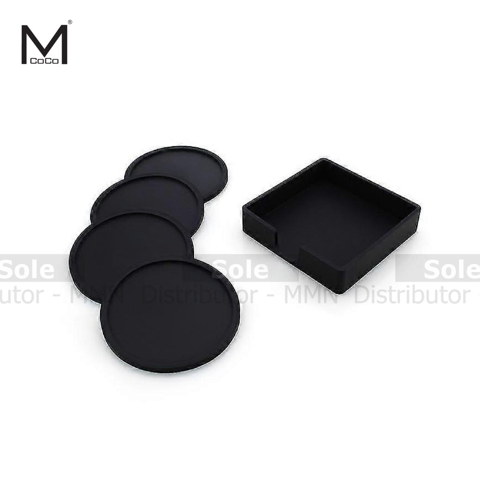 Mcoco D Coasters Cup Mats Set Black 980mm PCS -  MCO/CM/BLK/SLC-98MM