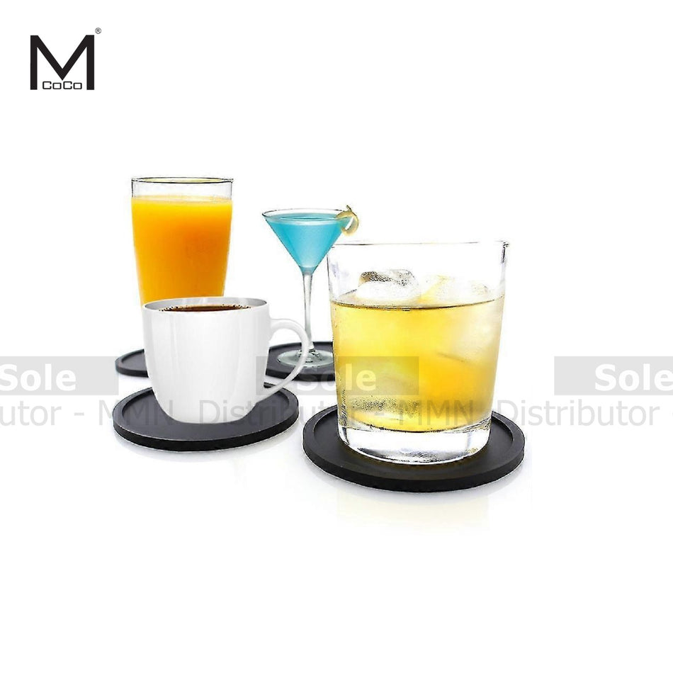 Mcoco D Coasters Cup Mats Set Black 980mm PCS -  MCO/CM/BLK/SLC-98MM