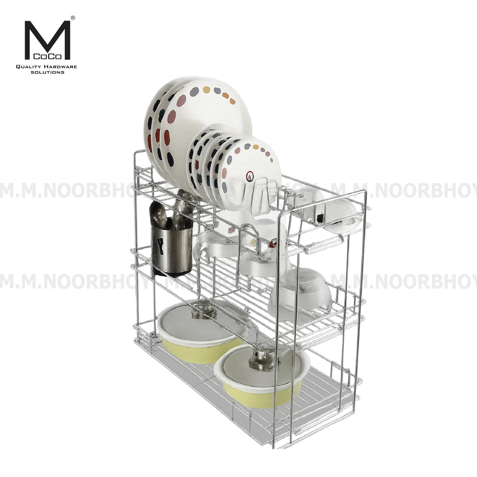 Mcoco Silvo Foldable 3 Layer Rack Each - MCOSV/FO LR3/SS/PFR 3L4148