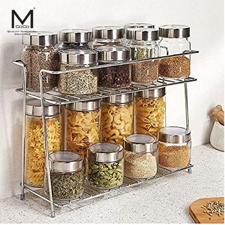 Mcoco Silvo 2 Layer Spice Rack Each -  MCOSV/SR2/SS/PSR2L0654