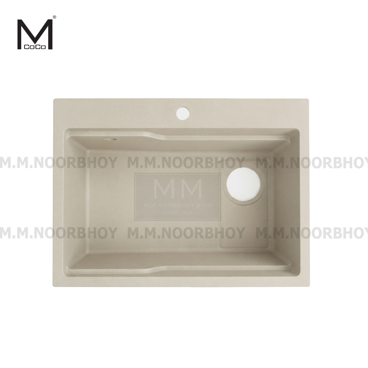 Rectangular Design Melamine Sink with Drainer