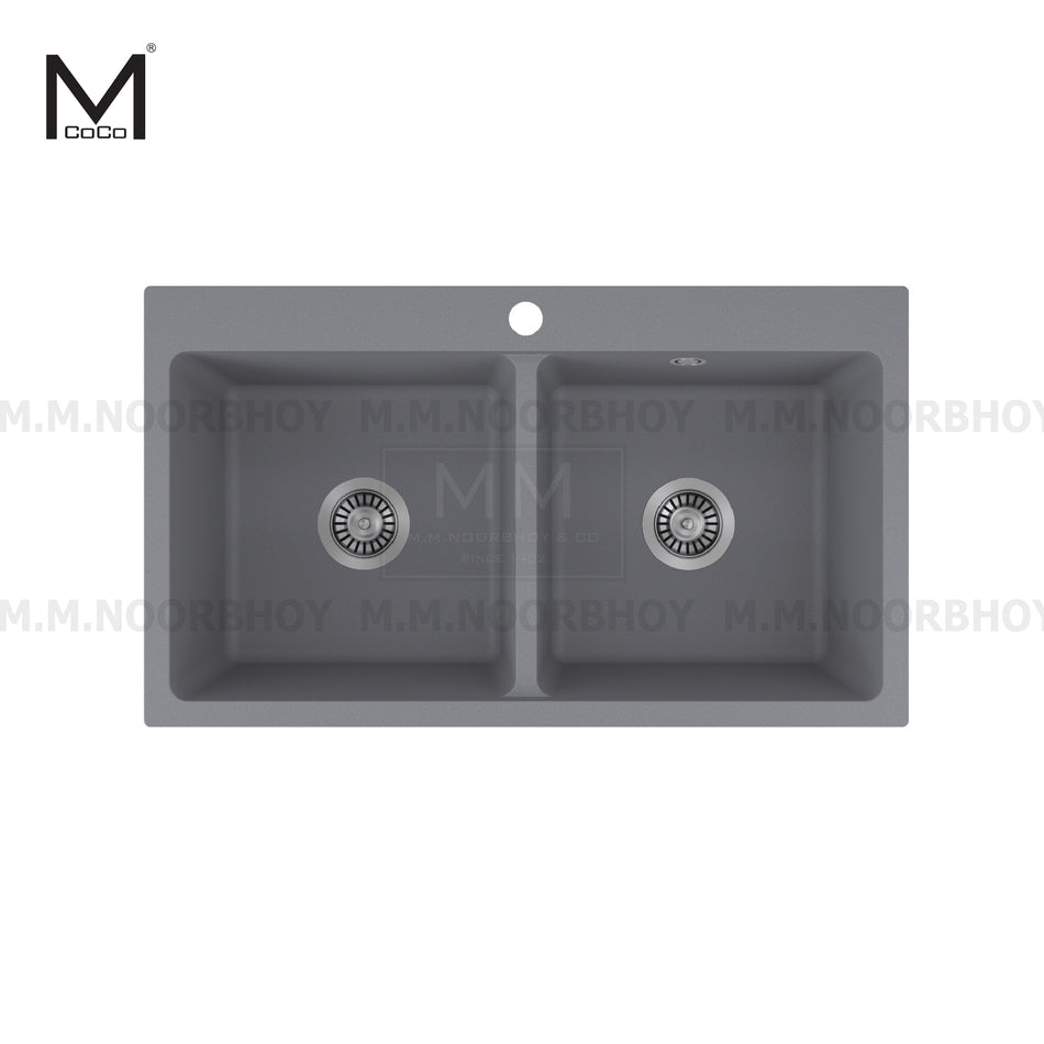 Mcoco Top Mount Double Bowl Kitchen Sinks Quartz Material - MCO/QZSK/TM/0707
