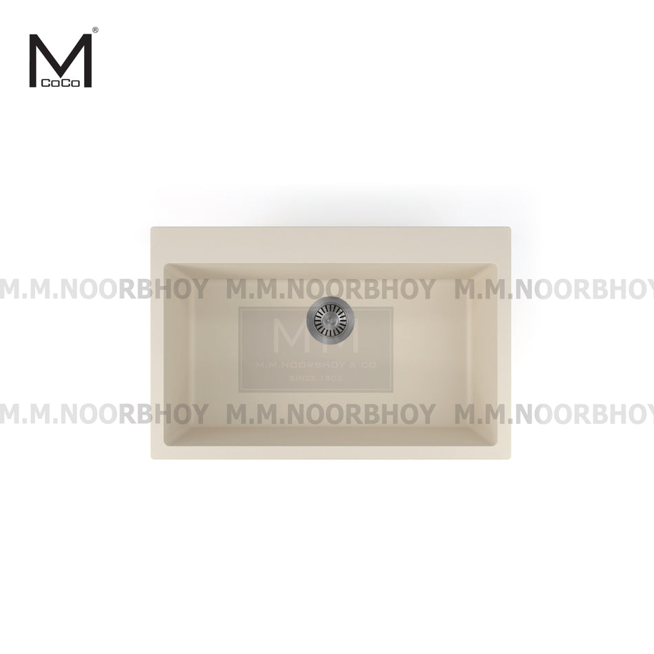 Mcoco Top Mount Single Bowl Kitchen Sinks Quartz Material - MCO/QZSK/TM/0206