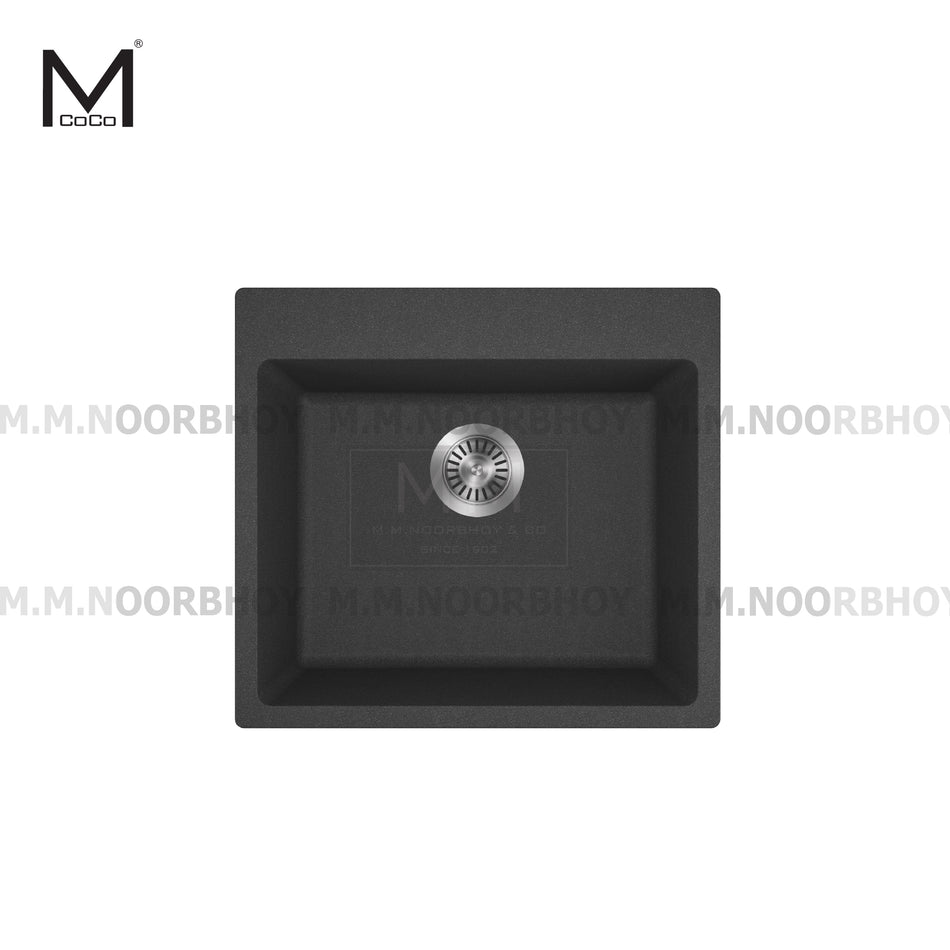 Mcoco Granite Single Bowl Kitchen Sinks Size 53.7x43.7x21cm Undermount - MCO/QZSK/UM/0403