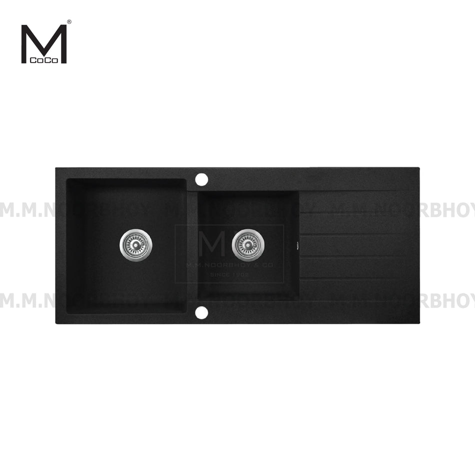 Mcoco Double bowl with drainboard Kitchen Sink Quartz Material - MCO/QZSK/TM/B0502