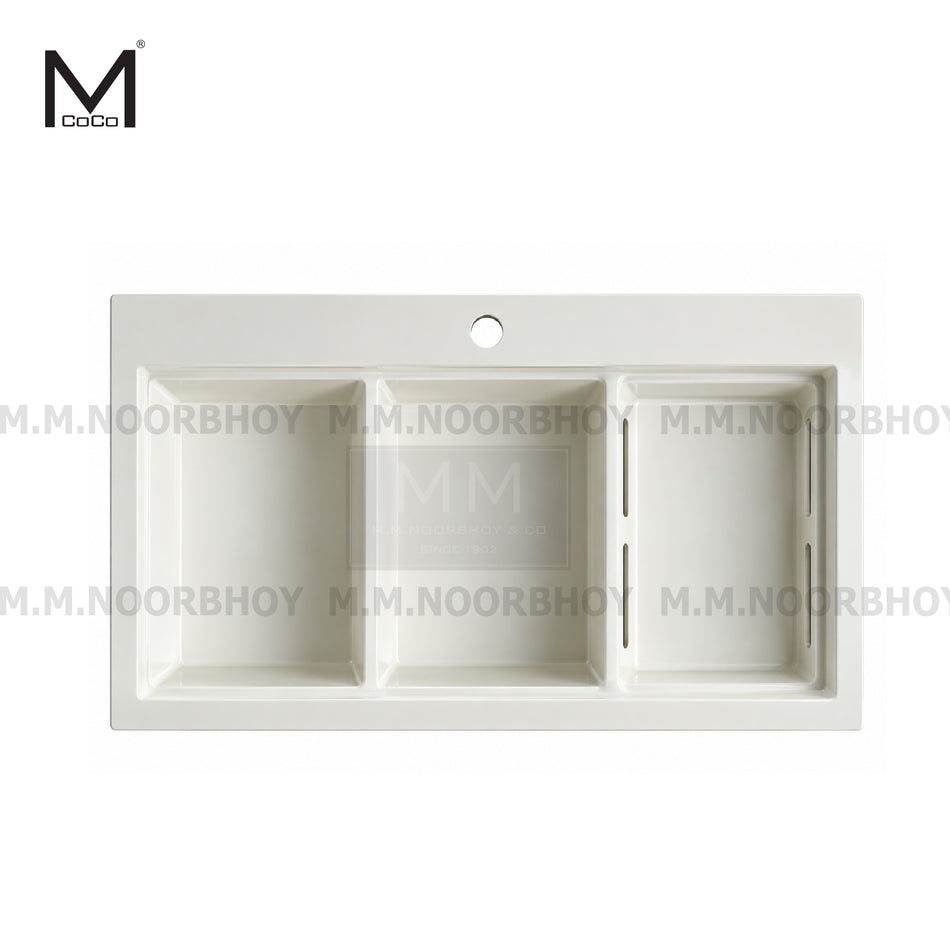 Mcoco Melamine Sink Matt Apple Green Finish - MCO/MS/MAG/SD0060600-6848