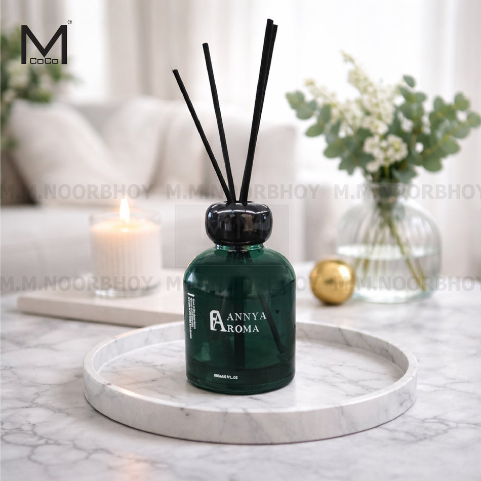 Mcoco Reed Diffuser Set Norwegian Wood (Blue Wind Chime) Aromatherapy Scented Oil - MCO/RDS/NORW