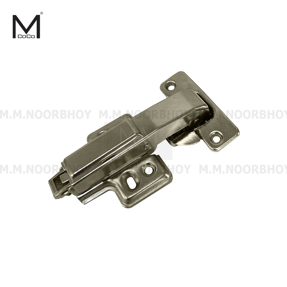 Mcoco Soft Close Hinges Clip On Type SN Finish Pair - MCO/HIN/SN/DV90