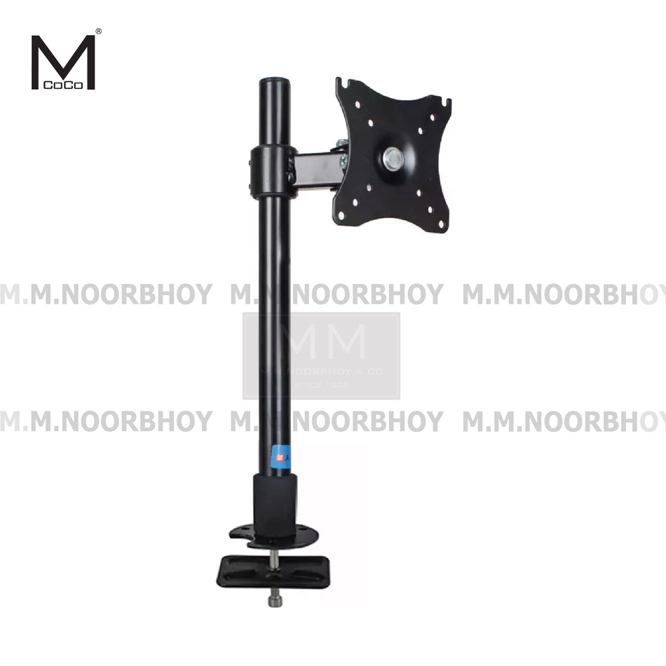 Mcoco TV Bracket Desk Mount Single Arm For LED & LCD 14 to 26 Inches, Length 400mm, Black Colour - XC05.400