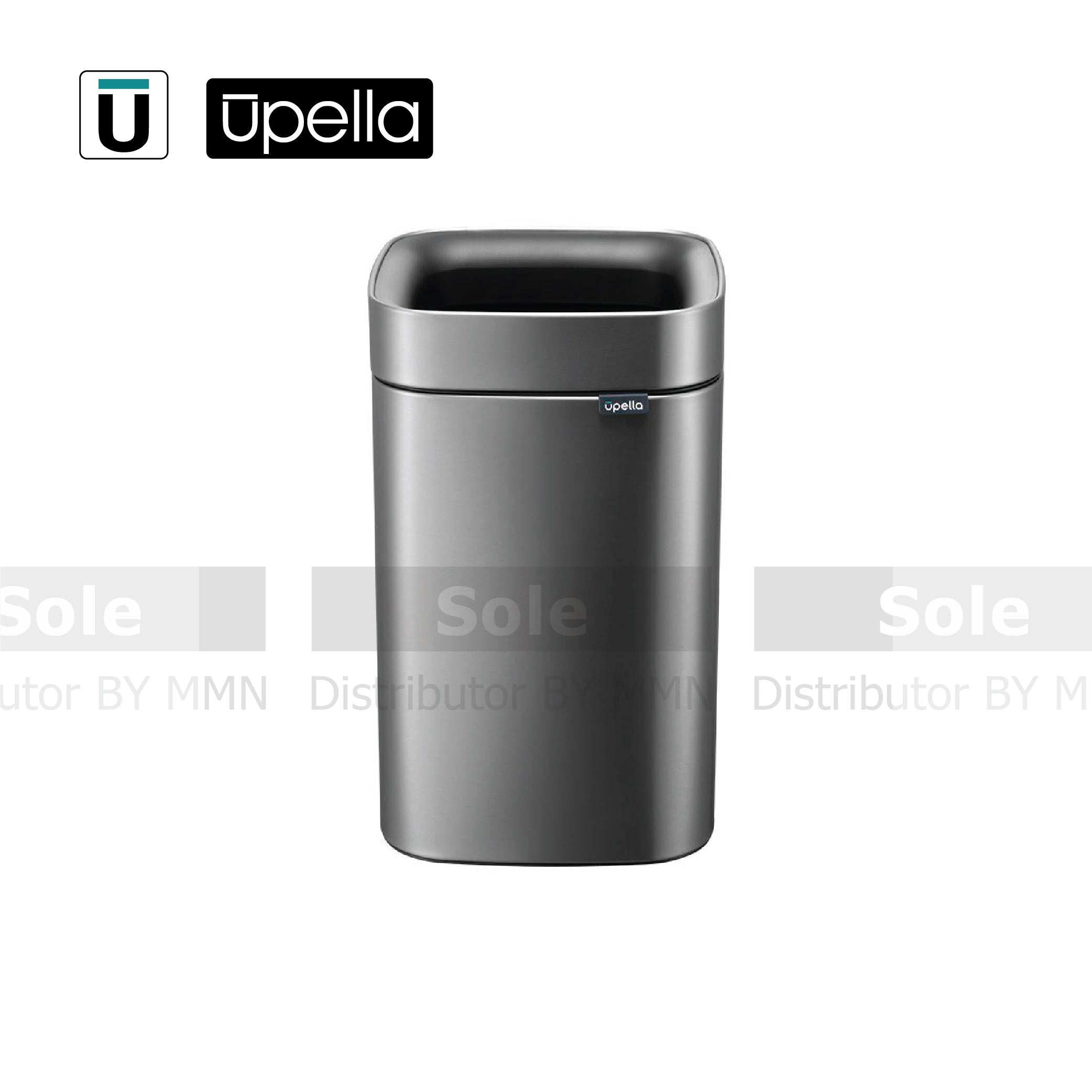 Upella 8L and 12L Boyun Titanium and Misty Blue Color Top Open Bin - B ...