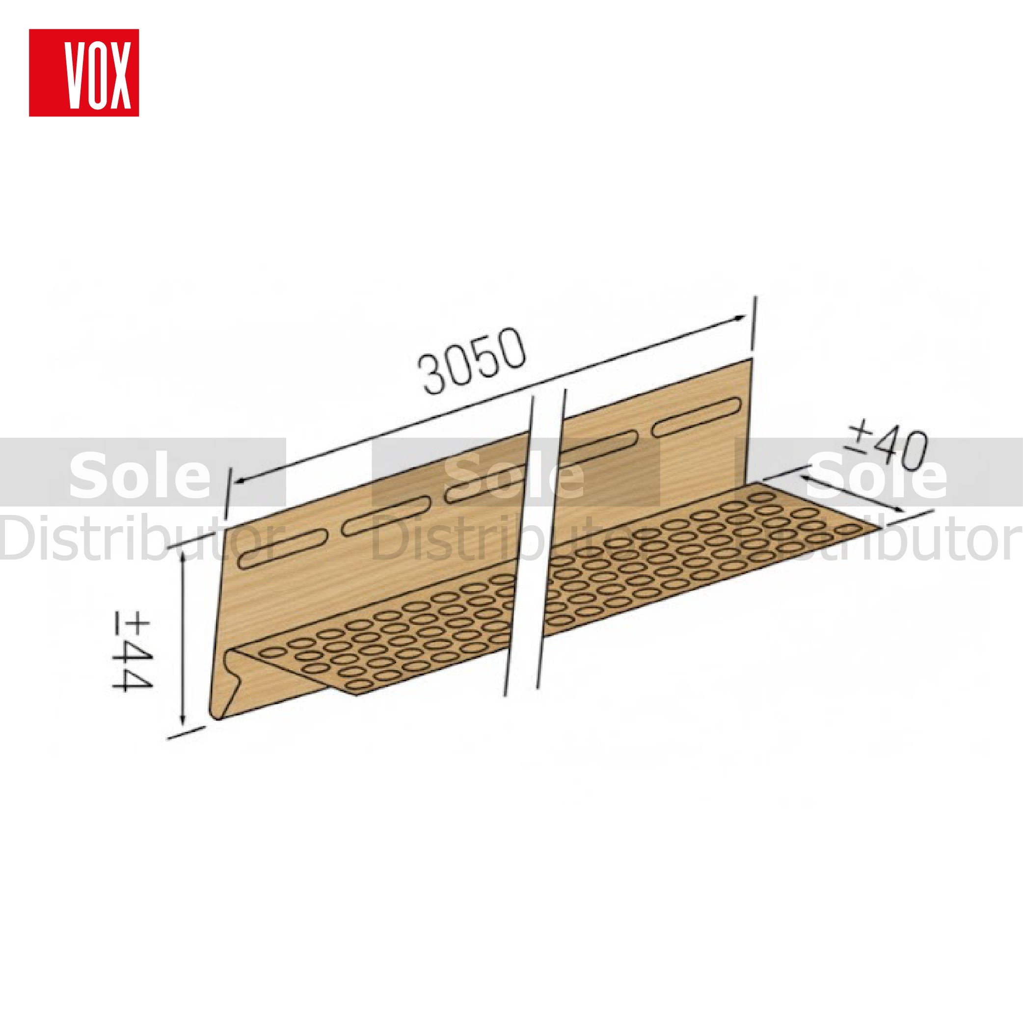 Fluted Panel Bottom Ventilation Trim