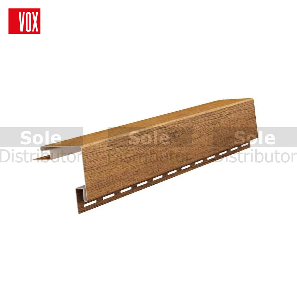 VOX Fluted Panel Outside Corner Trim Oak Color 3.05m - VOX/FP/TRM-12/OAK/3.05/3008869