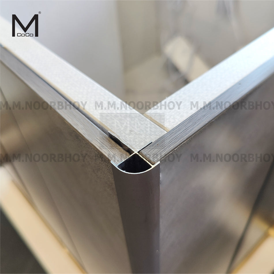 Mcoco Wall Panel Aluminium Profile Length:3MTR Wilfagin Drawing 9mm Thickness Each - MCOHJ-0904