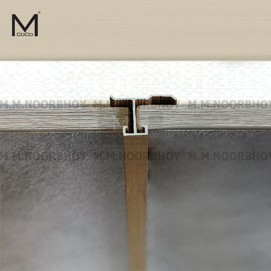 Mcoco Wall Panel Aluminium Profile Length:3mtr Drawing 9mm Thickness Each - MCOHJ-0907