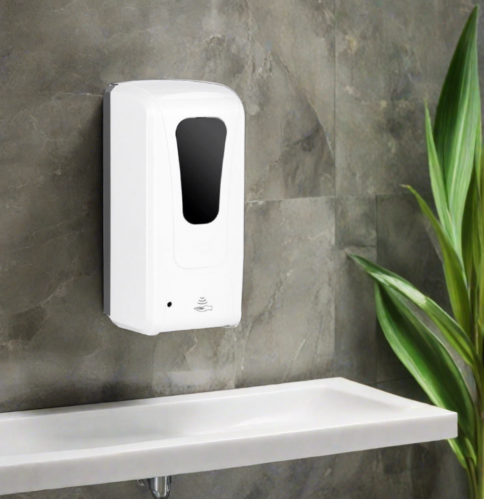 Mcoco Infrared Soap Dispenser Automatic Sensor Type ,Capacity 1000ml, White Colour-Each  - ABSSDWT