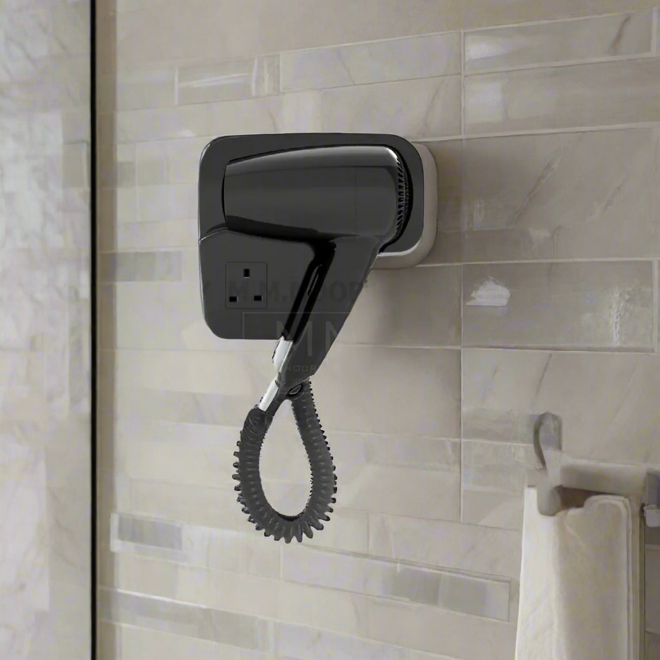 Mcoco Wall Mounted Electric Hair Dryer Black & White - MCO/HAD