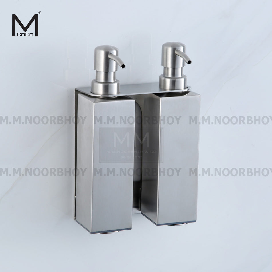 Mcoco Soap Dispenser SS304 Square Double - MCO/DSOD