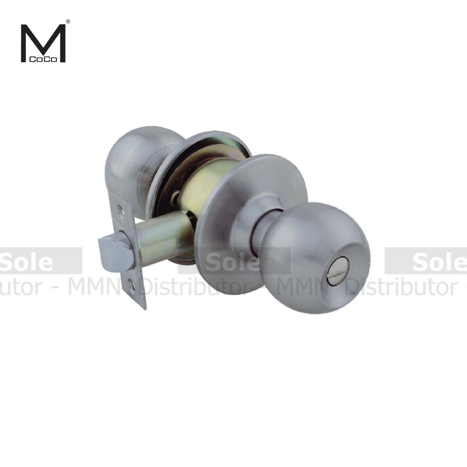 Mcoco Bathroom Ball Lock with 60mm Brackets that Suits for 26mm Door - KLS001WC