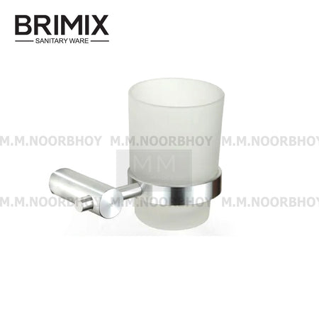 Brimix bathroom accessory with glass holder on a white background