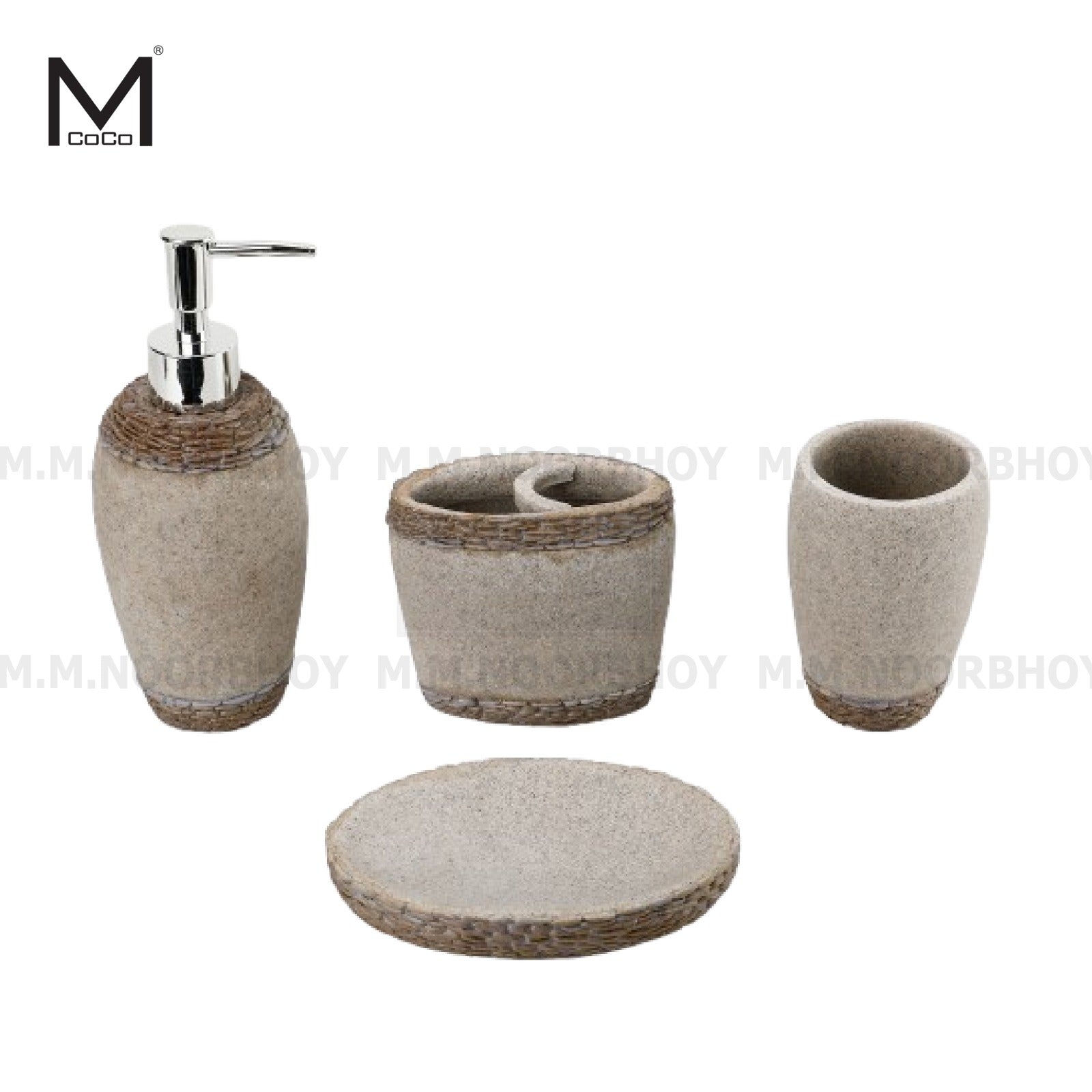 Bathroom accessory set