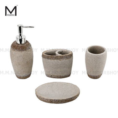 Bathroom accessory set