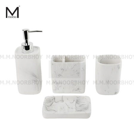 Bathroom accessory set