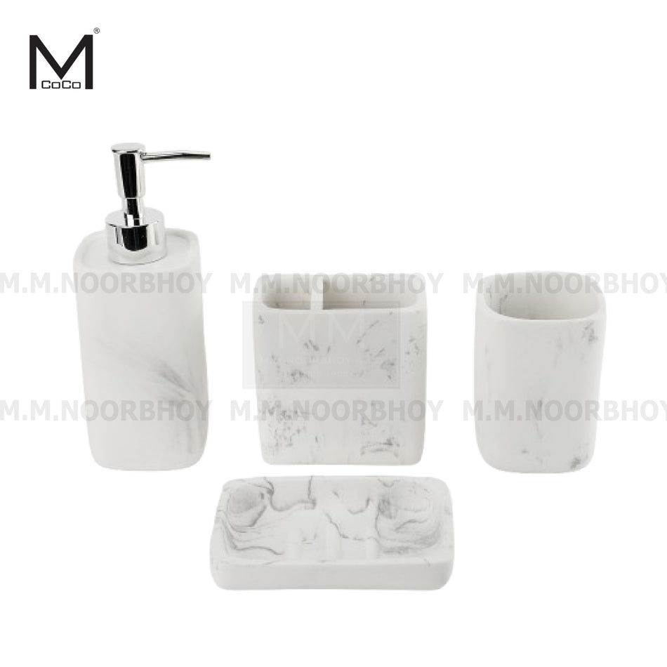 Bathroom accessory set