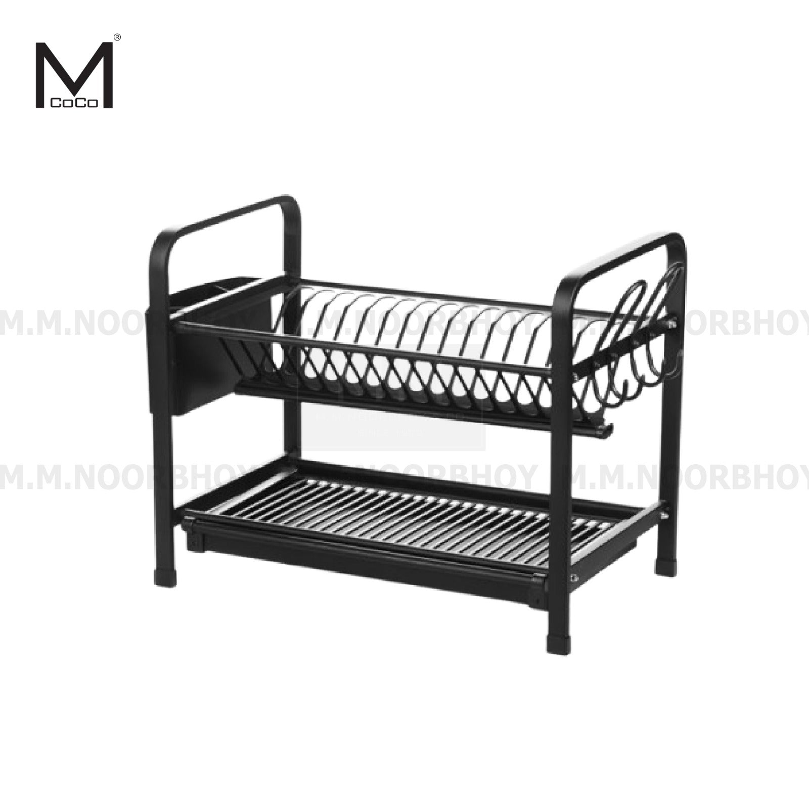 Mcoco SS 201 Kitchen Dish Rack, Black Color 2 Layers 50cm & 60 cm - YI ...