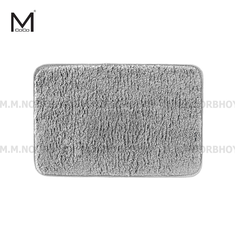 Mcoco 50X80cm Short Wool Floor Mat Beige Color and Grey Color - YI-BM50X80