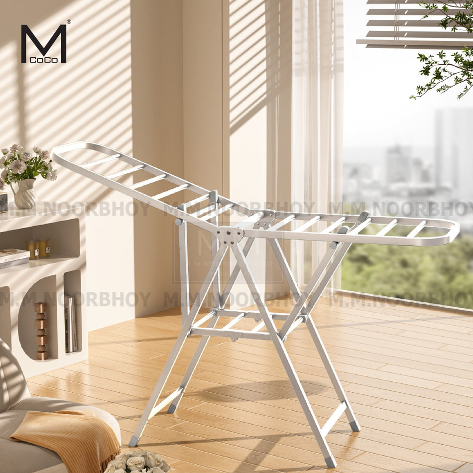 Mcoco Adjustable Cloth rack Aluminium Aloy White Color - MCO/CLR/WHT/8816W