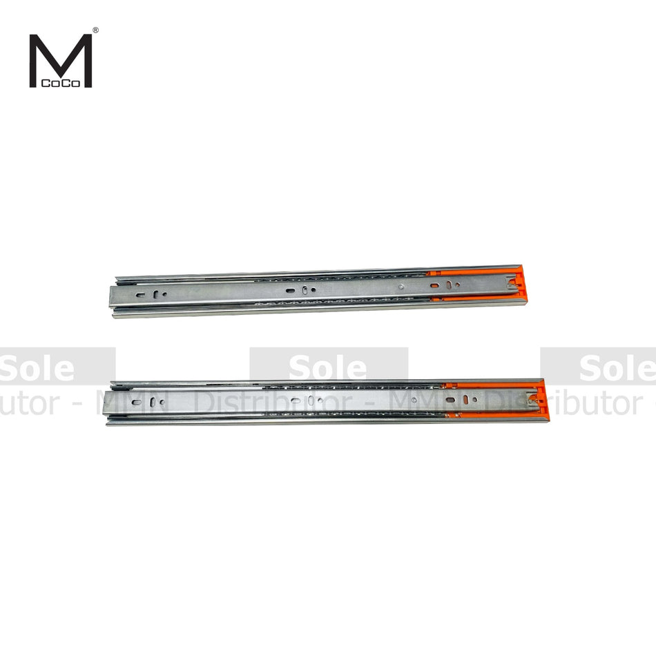 Mcoco Ball Bearing Drawer Slide Push Open 12, 16 and 18 Inches Pair - MCO/DS/4558