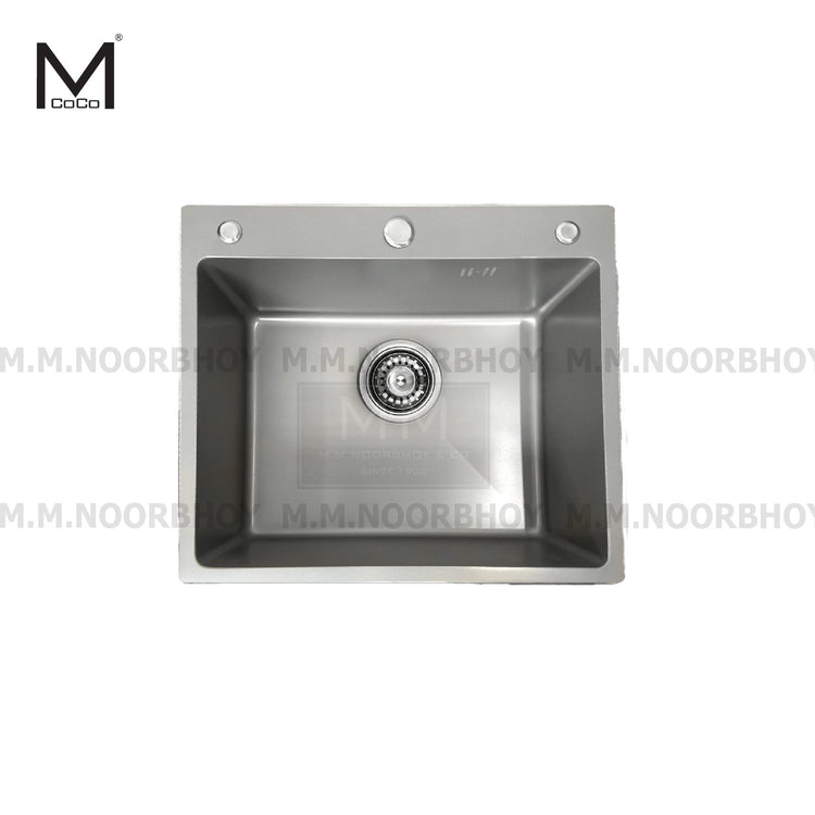 Mcoco Single Bowl SS304 Sink with Drainer - Grey & Nano Grey - 540x490 ...