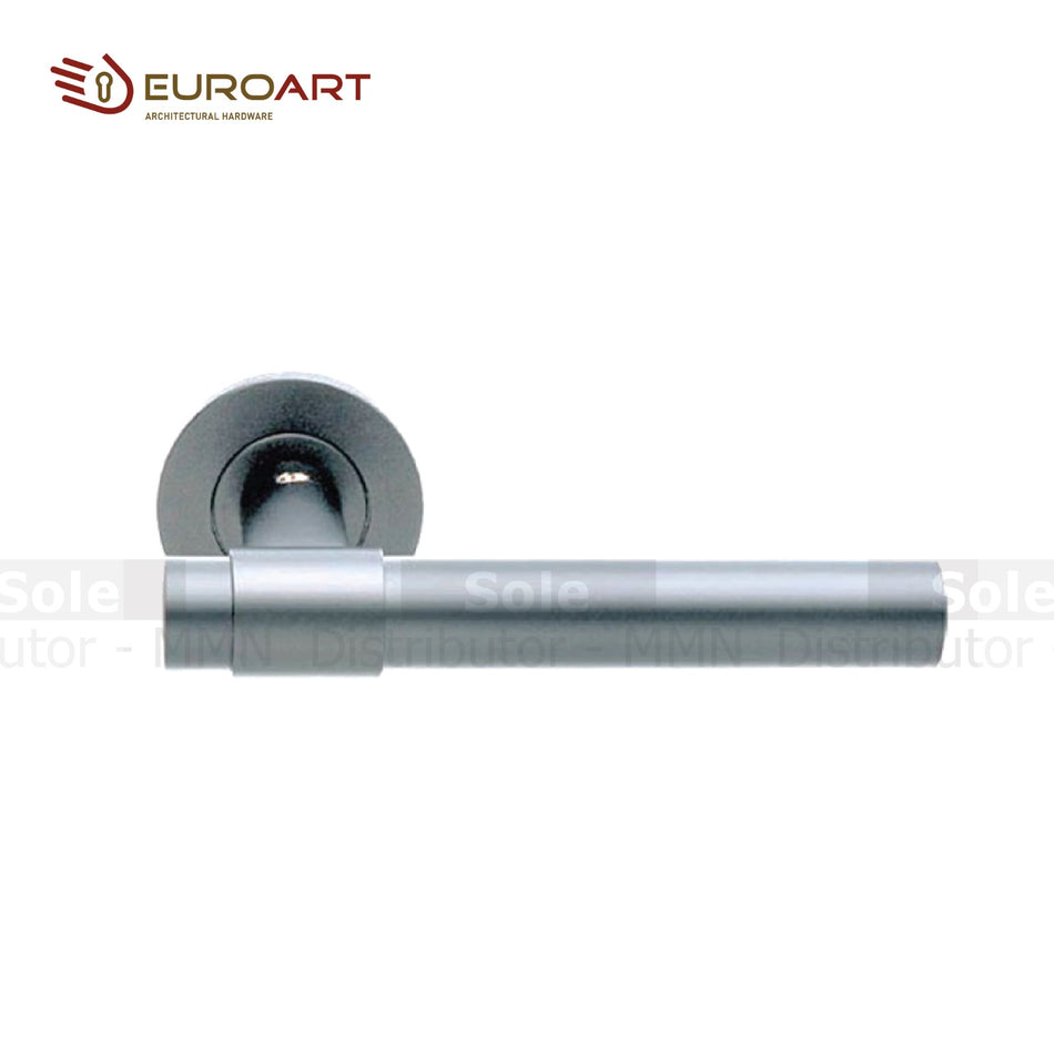 EuroArt Lever Handle on Concealed 4mm Bearing Rose Pair - EURO/LH