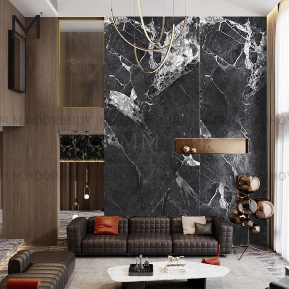 Mcoco Carbon Crystal Wall Panel Matte Printed  1220X2900X8mm 03 Pieces - MCO/CCP/MP/3BLK