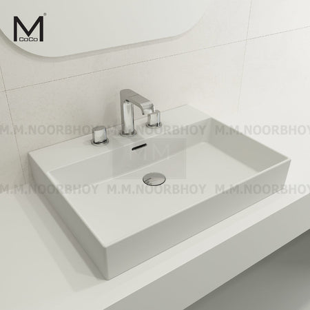 Melamine Sink with Drainer Rectangular Design