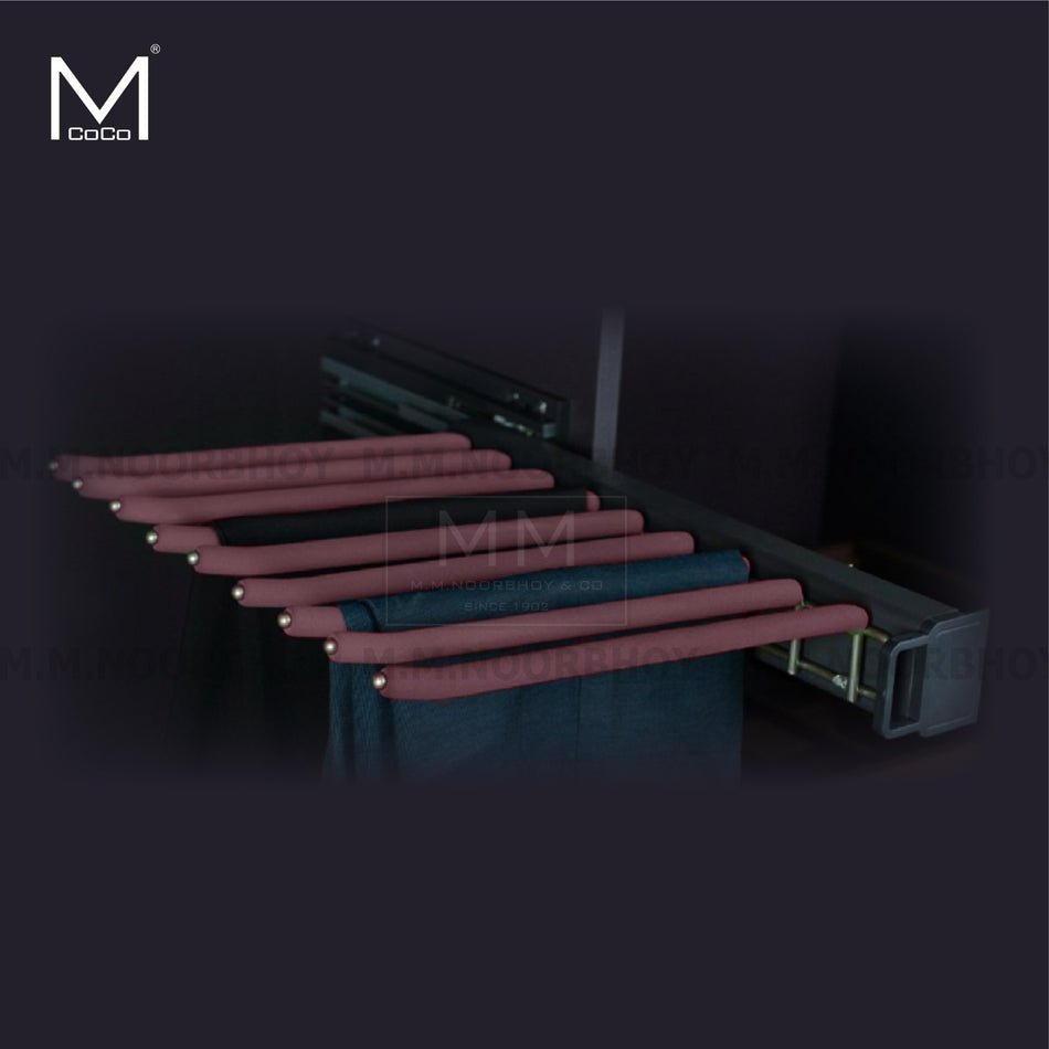 Mcoco Side Mounting Trouser Rack Left and Right Side with Aluminium, Plastic, Iron and Sponge - MCO/WP/MG