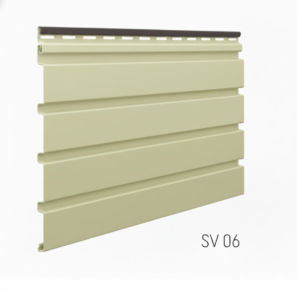 VOX Fluted Wall Panel Light Olive Color 2.95x0.25m - VOX/FP/PNL-06/LO/2.95/3030793