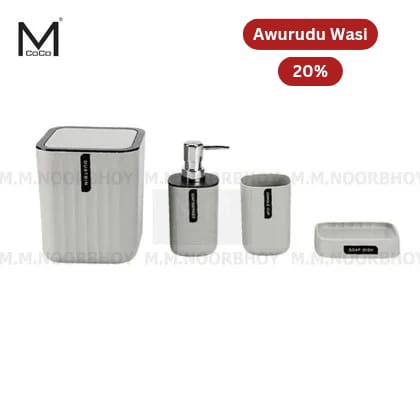 Mcoco Bathroom Accessories 4 Pieces Set - MCO/BA4/YS210318